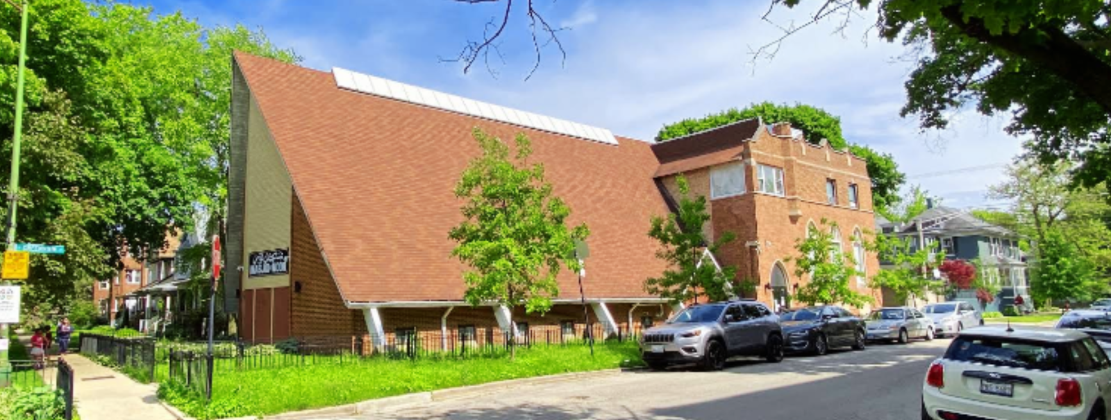 Exterior view of Masjid E Noor Chicago building